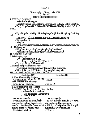 Giáo án Tổng hợp các môn Lớp 5 (Soạn theo CV2345) - Năm học 2021-2022