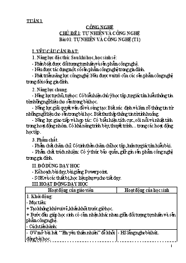 Giáo án Công nghệ Lớp 3 Sách Kết nối tri thức (Soạn theo CV2345)