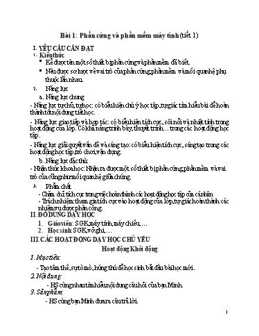 Giáo án Tin Học Lớp 4 Sách Kết nối tri thức - Năm học 2023-2024