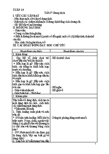 Giáo án Khoa học Lớp 5 - Học kì 2