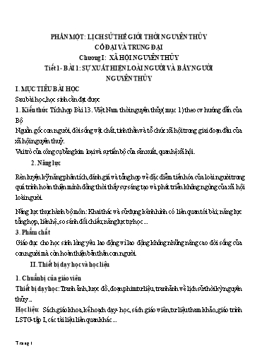 Giáo án Lịch sử 10 (Soạn theo CV5512) - Chương trình cả năm