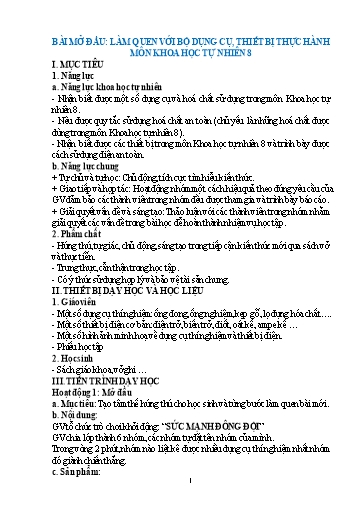 [Bài giảng + Kế hoạch bài dạy] môn KHTN Lớp 8 Sách Cánh diều - Năm học 2023-2024