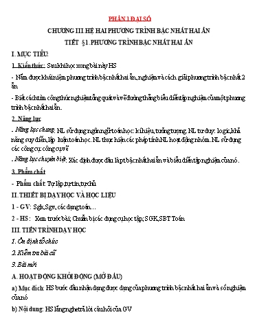 Giáo án Đại số 9 (CV5512) - Học kì 2