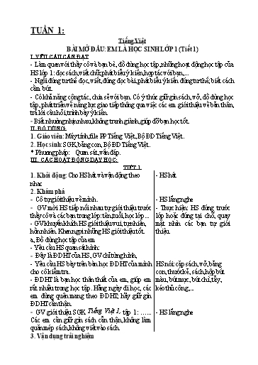 Kế hoạch bài dạy Tiếng Việt 1 Sách Cánh diều - Năm học 2022-2023 - Trường Tiểu học Vật Lại